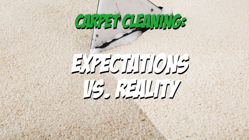 Carpet Cleaning Expectations vs Reality