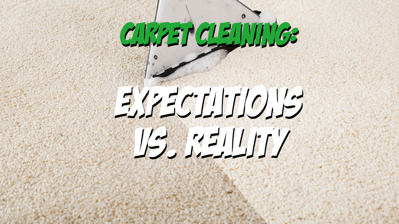 Carpet Cleaning: Expectations vs. Reality